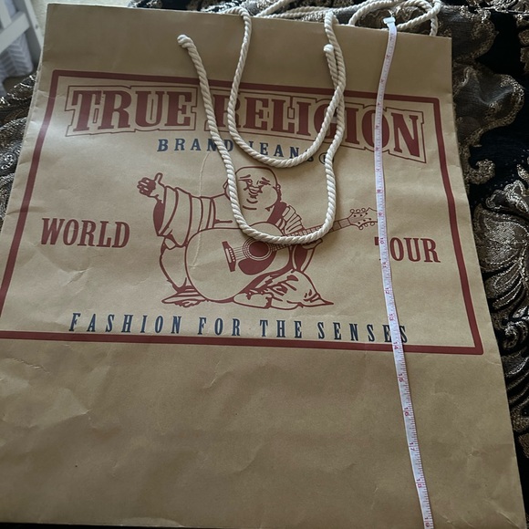 Authentic True Religion paper large shopping bag 17x19 - Picture 5 of 5